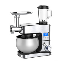 1300w 6.5l planetary stainless steel cake dough bread mixer machine with 1.5L glass blender